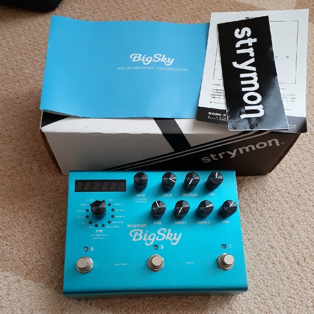 strymon BigSky リバーブ