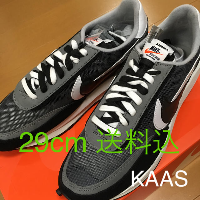 sacai x nike  LD waffle BLACK 29cm