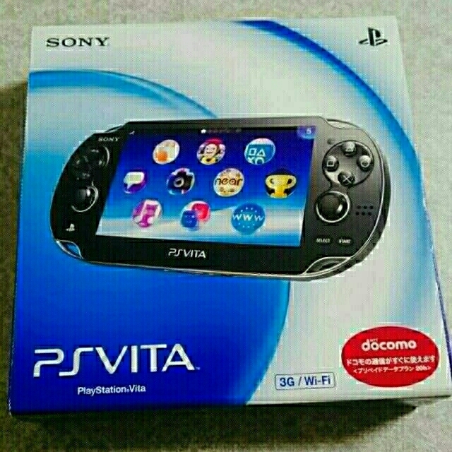 海外並行輸入正規品 PlayStation Vita - 新品未使用 PlayStation Vita  保護ﾌｲﾙﾑ付 携帯用ゲーム機本体