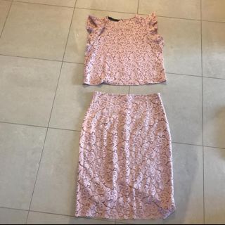 ザラ(ZARA)のZARA セットアップ(ひざ丈ワンピース)