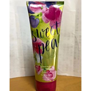 バスアンドボディーワークス(Bath & Body Works)のバスアンド新品 ボディーワークス シアバター クリーム スイートピー(ボディクリーム)