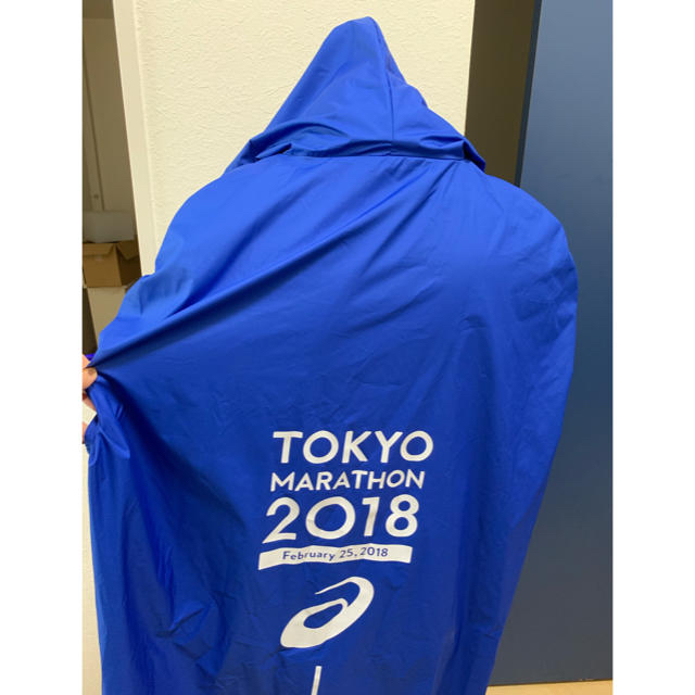 東京マラソン2018 レインコート ポンチョ スポーツ/アウトドアのランニング(ウェア)の商品写真