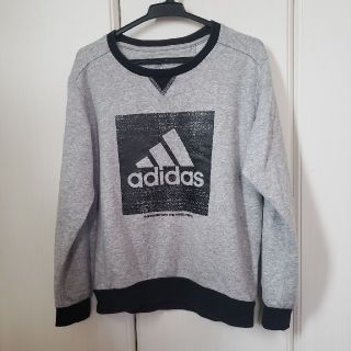 アディダス(adidas)のadidas★トレーナー グレー(Tシャツ/カットソー)