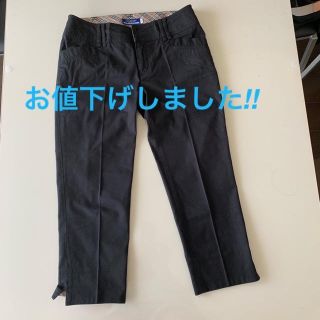 バーバリーブルーレーベル(BURBERRY BLUE LABEL)のバーバリーブルーレーベル クロップドパンツ(クロップドパンツ)