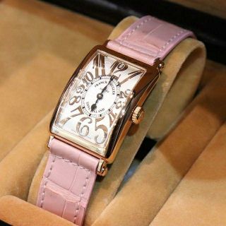 フランクミュラー(FRANCK MULLER)のフランクミュラー　ロングアイランド　K18　ピンクゴールド(腕時計)