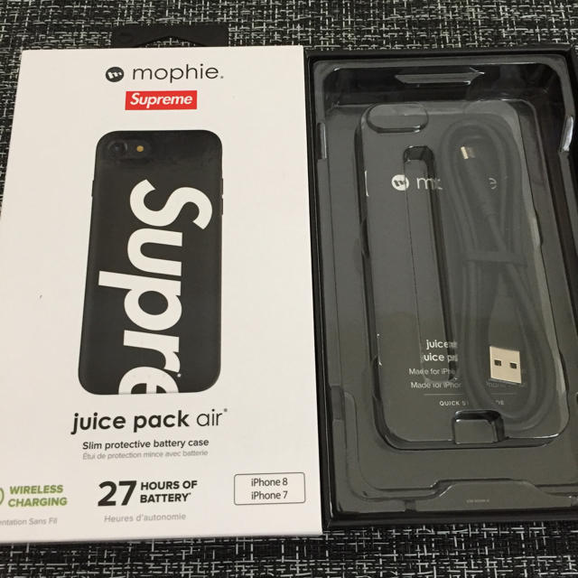 Supreme(シュプリーム)のsupreme iphone 7 8 juice pack air スマホ/家電/カメラのスマホアクセサリー(iPhoneケース)の商品写真