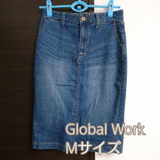 グローバルワーク(GLOBAL WORK)のcocoさま専用値下げグローバルワークのデニムタイトスカート(ひざ丈スカート)