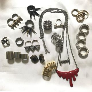 ユニフ(UNIF)のセット売り 訳あり ジュエリー アクセサリー リング ネックレス  ライブ (ネックレス)