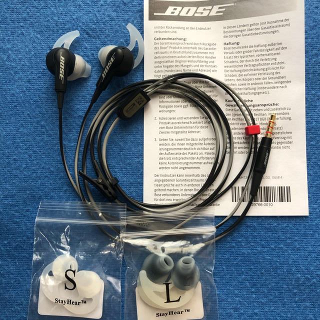 BOSE Soundsport in-ear イヤホン