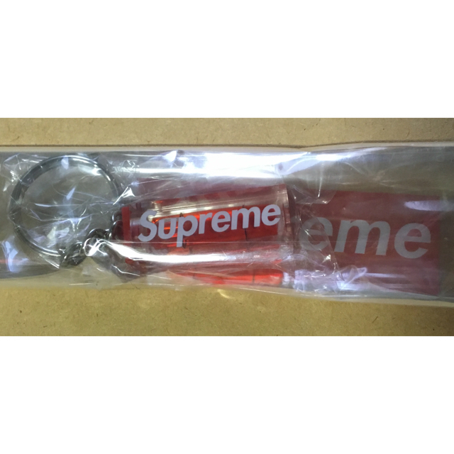 Supreme(シュプリーム)のSupreme keychain レッド キーホルダー メンズのファッション小物(キーホルダー)の商品写真