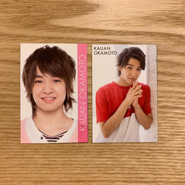 岡本カウアン データカード エンタメ/ホビーのタレントグッズ(アイドルグッズ)の商品写真