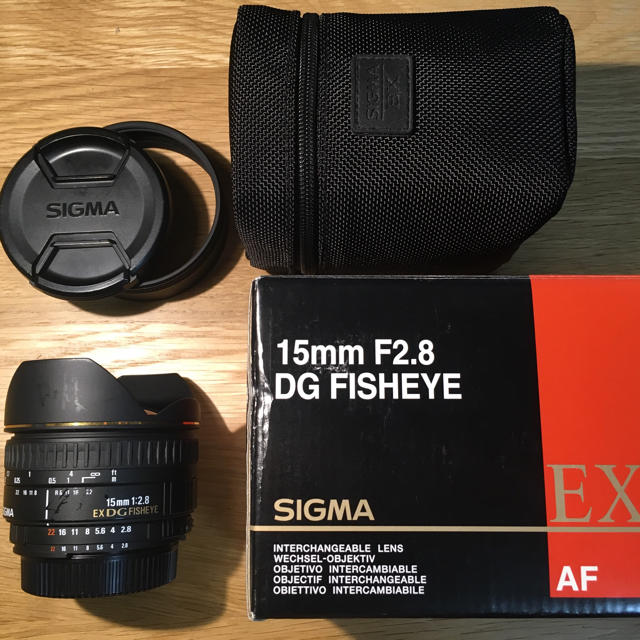 シグマ 15mm f2.8 EX DG ニコンFマウント