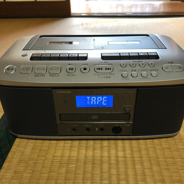 東芝(トウシバ)のCDラジカセ   スマホ/家電/カメラのオーディオ機器(ポータブルプレーヤー)の商品写真