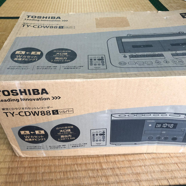 東芝(トウシバ)のCDラジカセ   スマホ/家電/カメラのオーディオ機器(ポータブルプレーヤー)の商品写真