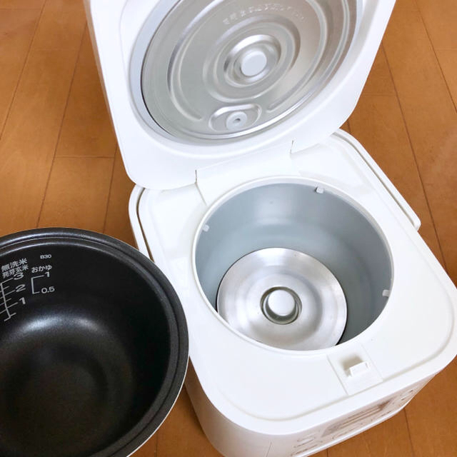 MUJI (無印良品)(ムジルシリョウヒン)の無印良品 ジャー炊飯器 3合炊き スマホ/家電/カメラの調理家電(炊飯器)の商品写真