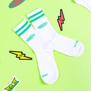 アイコン(iKON)の【 YG公式 】GREEN iKON KEMiSTRY ソックス(アイドルグッズ)