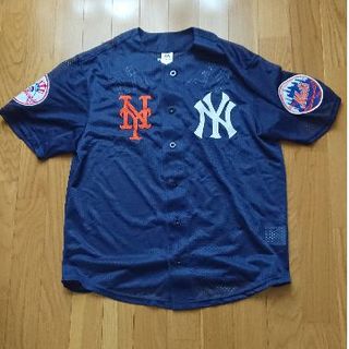 マジェスティック(Majestic)のニューヨーク・ヤンキース、ニューヨーク・メッツダブルロゴTシャツ(Tシャツ/カットソー(半袖/袖なし))
