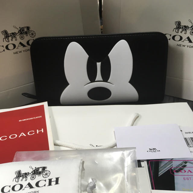 COACH 長財布 ミッキー   怒り顔 新品