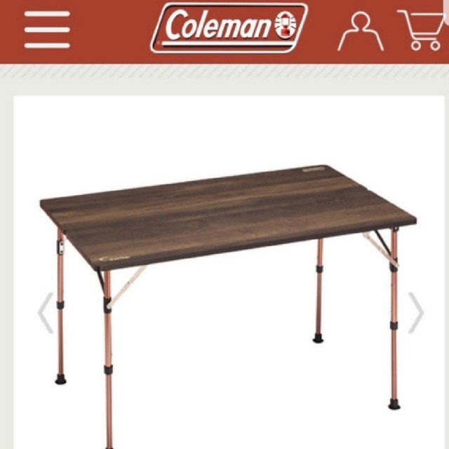 新品 Coleman コールマン コンフォートマスター バタフライテーブル120