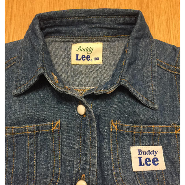 Buddy Lee(バディーリー)のBuddy Lee デニムワンピース キッズ/ベビー/マタニティのキッズ服女の子用(90cm~)(ワンピース)の商品写真