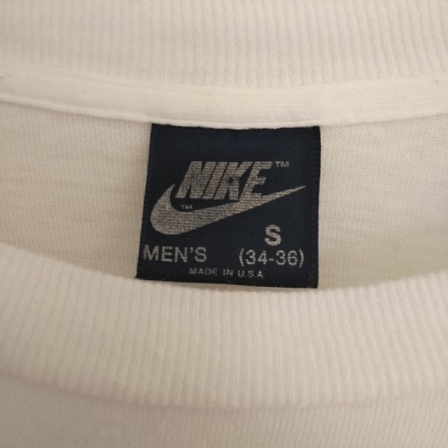 NIKE(ナイキ)のNIKE　USA 80s　紺タグ　後期　ヴィンテージ　ロングTシャツ　 メンズのトップス(Tシャツ/カットソー(七分/長袖))の商品写真