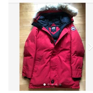 カナダグース(CANADA GOOSE)の値下げ中→カナダグース　赤　ジャスパー　S(ダウンジャケット)