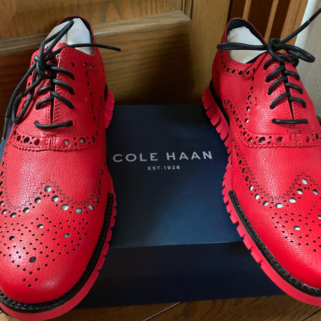 Cole Haan(コールハーン)の【送料無料】COLE HAAN コール・ハーン ZEROGRAND 9.5 赤 メンズの靴/シューズ(ドレス/ビジネス)の商品写真