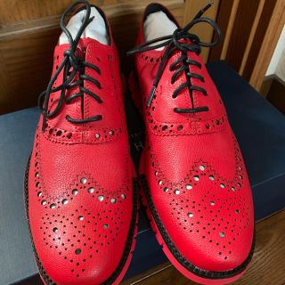 コールハーン(Cole Haan)の【送料無料】COLE HAAN コール・ハーン ZEROGRAND 9.5 赤(ドレス/ビジネス)