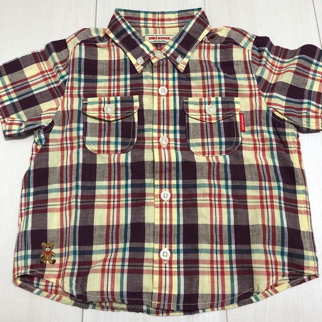 mikihouse(ミキハウス)の新品未使用！ミキハウス90ブラウス キッズ/ベビー/マタニティのキッズ服男の子用(90cm~)(ブラウス)の商品写真