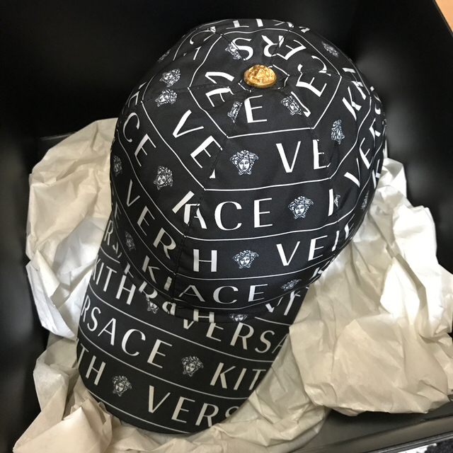 キャップKith x Versace monogram cap