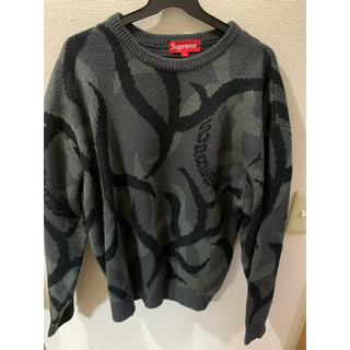 シュプリーム(Supreme)のsupreme tribal camo sweater M(ニット/セーター)