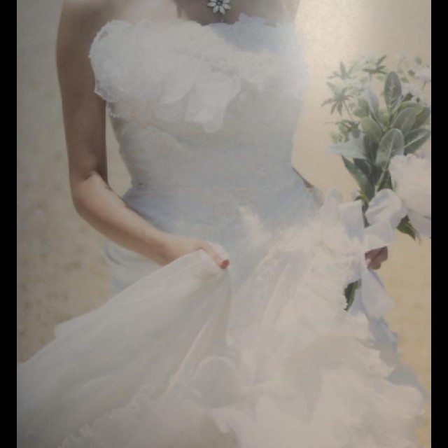 【お値下げしました】ウェディングドレス レディースのフォーマル/ドレス(ウェディングドレス)の商品写真