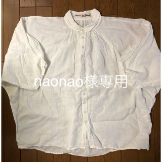 ドミンゴ(D.M.G.)のnaonao様専用 ドミンゴ ブロカント リネン グランシャツ オフ白(シャツ/ブラウス(長袖/七分))