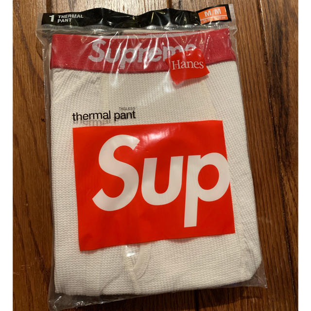 Supreme(シュプリーム)のSupreme Hanes thermal pant Mサイズ メンズのパンツ(その他)の商品写真