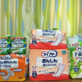 ユニチャーム(Unicharm)の【お値下げ・バラ売り可】ライフリー 大人用おむつ 各種(日用品/生活雑貨)