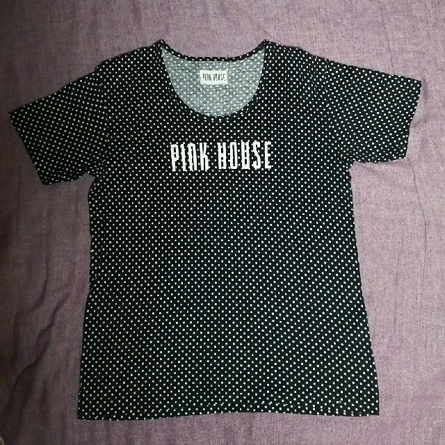 PINK HOUSE(ピンクハウス)のピンクハウス  水玉Ｔシャツ レディースのトップス(Tシャツ(半袖/袖なし))の商品写真