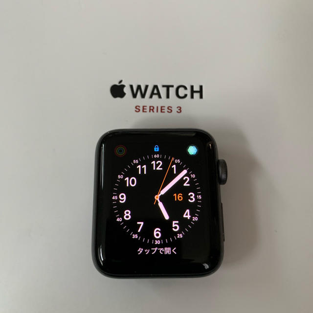 アップルウォッチ 3 apple watch アルミ42mm セルラーモデル