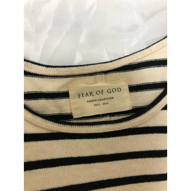 FEAR OF GOD(フィアオブゴッド)のfear of god 4thコレクション ボーダーTシャツ L メンズのトップス(Tシャツ/カットソー(半袖/袖なし))の商品写真