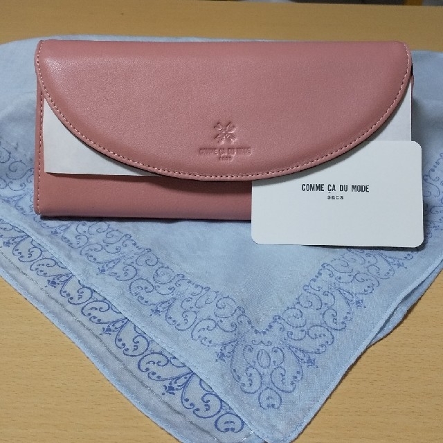 COMME CA DU MODE(コムサデモード)のコムサデモード　長財布　スモークピンク レディースのファッション小物(財布)の商品写真