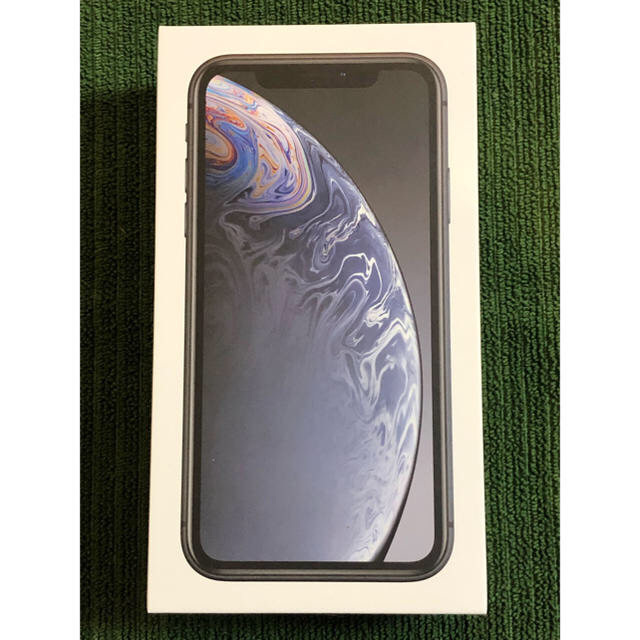 iPhone  XR　BLACK 新品  SIMロック解除済 ①スマホ/家電/カメラ