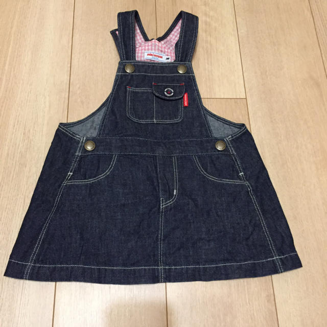 mikihouse(ミキハウス)のミキハウス ジャンパースカート キッズ/ベビー/マタニティのキッズ服女の子用(90cm~)(ワンピース)の商品写真