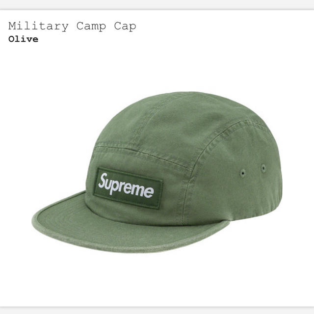 キャップオリーブ Military Camp Cap