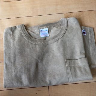 チャンピオン(Champion)のチャンピオン Tシャツ メンズ ベージュ(Tシャツ/カットソー(半袖/袖なし))