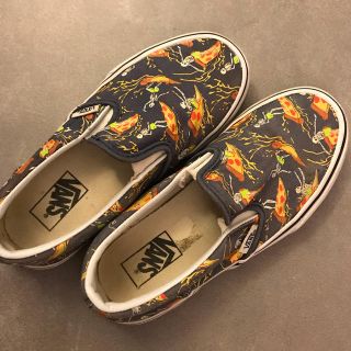 ヴァンズ(VANS)のVans 19cm 美品 Skelton pizza sulf(スリッポン)