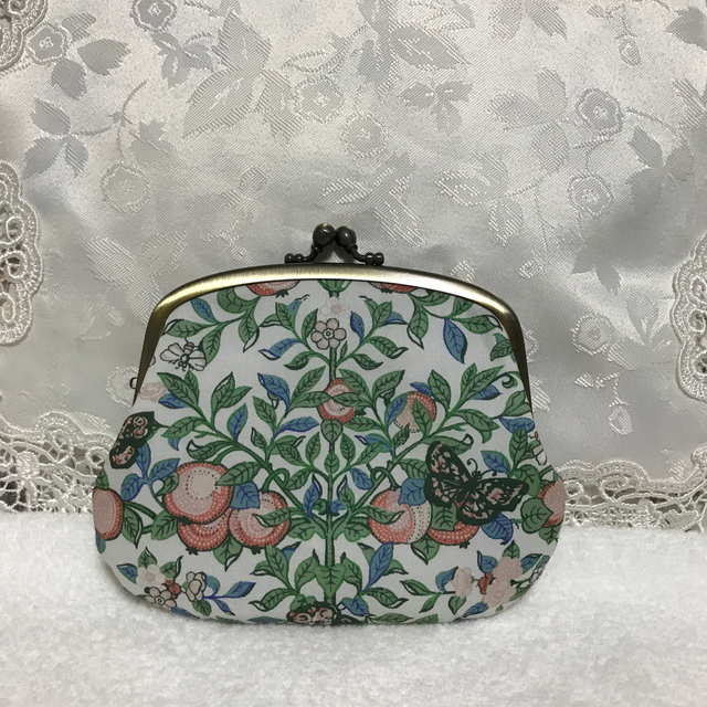 無料サンプルOK リバティ ハンドメイド がま口キーホルダー 441