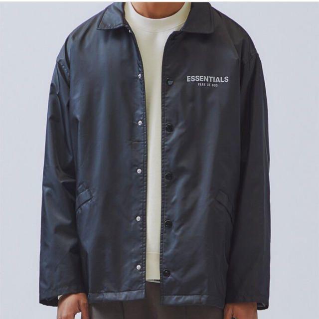 fog essentials coach jacket black S