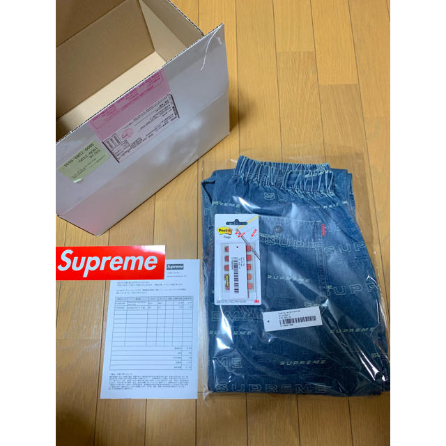 Supreme Dimensions Logo Denim Skate Pt