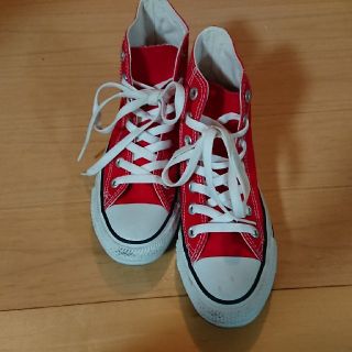 コンバース(CONVERSE)の送料込 CONVERSE ﾊｲｶｯﾄ JPN 22.5cm used(スニーカー)