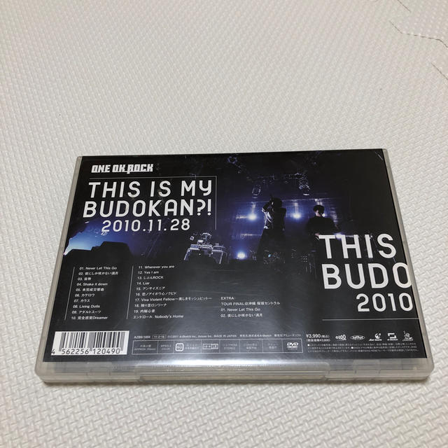 ONE OK ROCK(ワンオクロック)のライブDVD「THIS IS MY BUDOKAN?! 2010.11.28」 エンタメ/ホビーのDVD/ブルーレイ(ミュージック)の商品写真