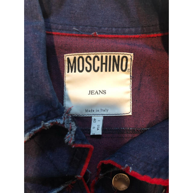 MOSCHINO(モスキーノ)のMOSCHINO デニムジャケット レディースのジャケット/アウター(Gジャン/デニムジャケット)の商品写真